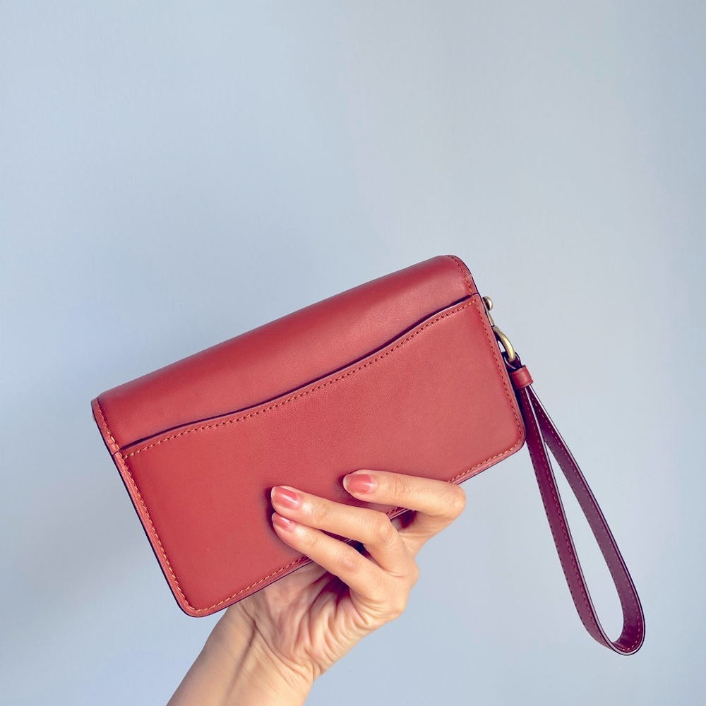 Coach Tabby Crossbody Wristlet In Signature Canvas - Picture 9 of 10